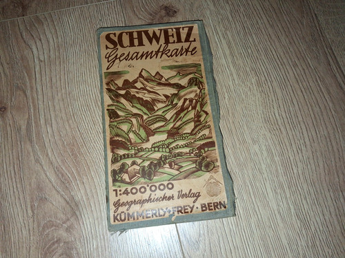 Antik plan schweiz gesamtkarte - plan,