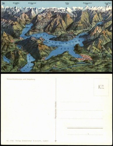 Ansichtskarte luzern lucerna - luzern,