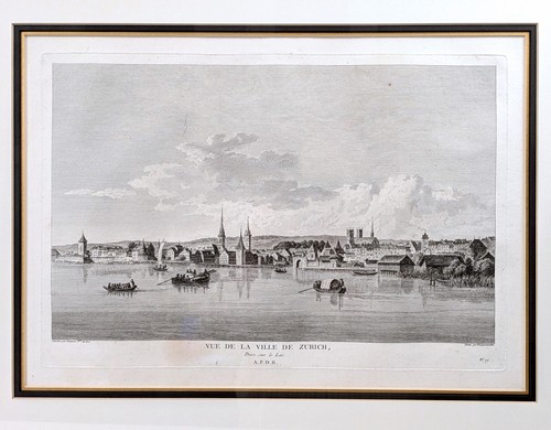 Ansicht zürich 1780 schweiz - ansicht,