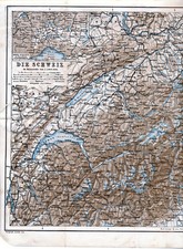 Die Schweiz 1893 + 1927 orig