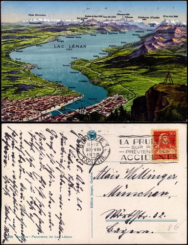 Ansichtskarte genf genève - ansichtskarte,