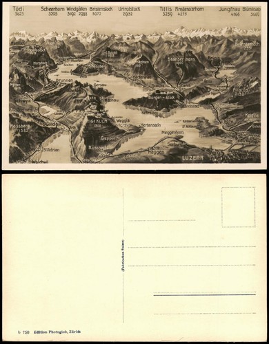 Luzern lucerna topographische - lucerna,