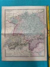 Original Stahlstich Karte 1844