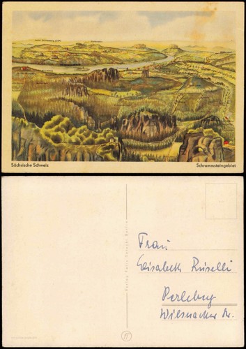 Ansichtskarte sachsen - ansichtskarte, .sachsen