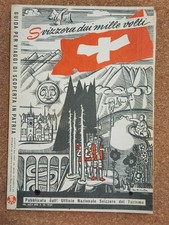 Vintage Schweiz-Touristenkarte