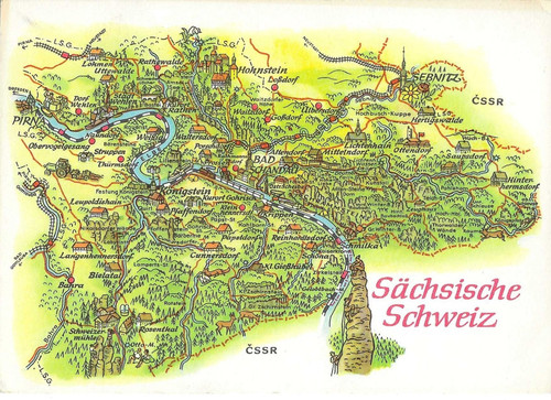 Sächsische schweiz - ak,