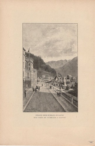 Strasse beim kurhaus - strasse, davos